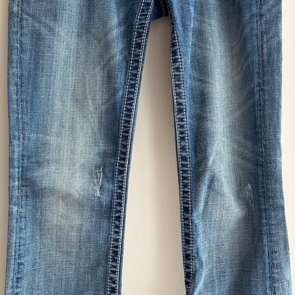 Miss Me Women's Embellished Rhinestone Blue Bootcut Jeans, Size 27 - Picture 3 of 16